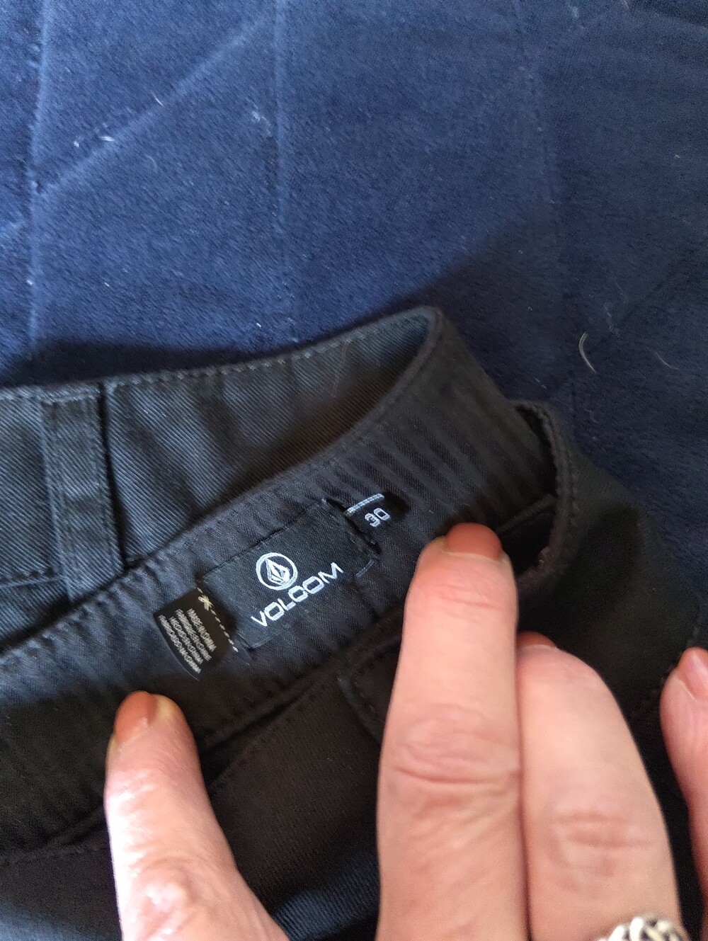 Volcom Black Waistband Pants